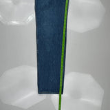 70S Big Blue Jeans - 29W 34L Blue Denim