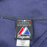Indians Majestic Mlb Jersey - XL Navy Polyester