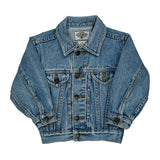 Looney Tunes Acme Clothing Cartoon Denim Jacket - 2XS Blue Cotton