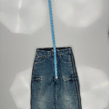 Unbranded Graphic Carpenter Jeans - 25W UK 6 Blue Cotton