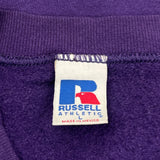 West Chester University Alumni Russell Athletic College Sweatshirt - Large Purple Cotton