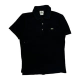 Lacoste Slim Fit Polo Shirt - Small Black Cotton