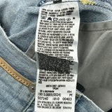 Levis Denim Shorts - 34W 12L Light Wash Cotton