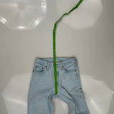 501 Levis Jeans - 27W 29L Light Wash Cotton