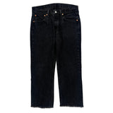 501 Levis Jeans - 32W 28L Black Denim