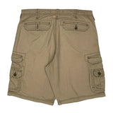 Lee Cargo Cargo Shorts - 34W 10L Beige Cotton