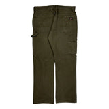 Dickies Carpenter Pants - 35W 31L Green Cotton