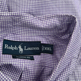 Ralph Lauren Checked Shirt - 2XL Purple Cotton