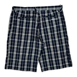 Oakley Checked Shorts - 36W 10L Blue Cotton