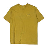 Responsibili-Tee Patagonia Graphic T-Shirt - Small Yellow Cotton