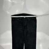 501 Levis Jeans - 34W 30L Black Cotton