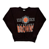 Made In USA Tultex Cleveland Browns Sweatshirt - Large Black Cotton