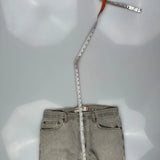Levis 505 Jeans - 34W 34L Gray Cotton