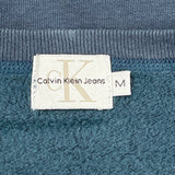 Calvin Klein Jeans Sweatshirt - Medium Blue Cotton
