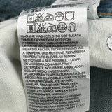 569 Levis Denim Shorts - 35W 11L Blue Cotton