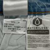 501 Levis Jeans - 26W UK 6 Blue Denim
