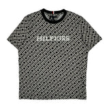 Tommy Hilfiger T-Shirt - XL Black & White Cotton