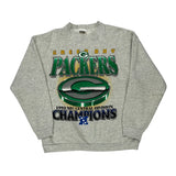 Vintage Made In USa Green Bay Packers Tultex Nfl Sweatshirt - Large Grey Cotton Blend