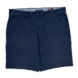 Tommy Hilfiger Chino Shorts - 36W 9L Navy Cotton