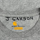 Carhartt T-Shirt - Large Gray Cotton