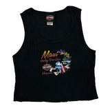Harley Davidson Graphic Tank Top - XL Black Cotton