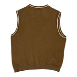 Chase Authentics Sweater Vest - Medium Brown Cotton