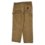 Carhartt Carpenter Trousers - 35W 30L Brown Cotton