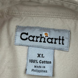 Carhartt Short Sleeve Shirt - XL Beige Cotton