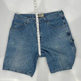 Wrangler Denim Shorts - 35W 10L Blue Denim