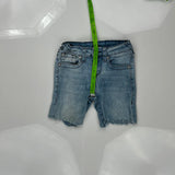 True Religion Denim Shorts - 22W UK 2 Light Wash Denim