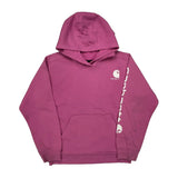 Age 8 Carhartt Hoodie - Small Pink Cotton