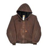 Carhartt J208 Dkb Jacket - Large Brown Cotton