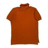 Tommy Hilfiger Polo Shirt - Small Orange Cotton