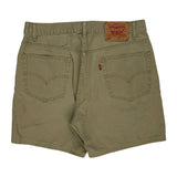 Levis Denim Shorts - 32W 6L Khaki Cotton