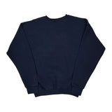 90S Made In USA Lee Blank Sweatshirt - Large Navy Cotton Blend