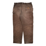 Carhartt Double Knee Carpenter Pants - 36W 32L Brown Cotton
