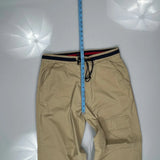 Tommy Jeans Cargo Trousers - 33W 28L Beige Cotton