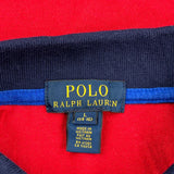 Age 10-12 Polo By Ralph Lauren Graphic Polo Shirt - Large Blue Cotton