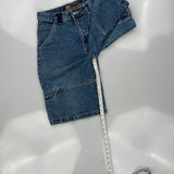 Otb Baggy Denim Shorts - 29W 10L Blue Cotton