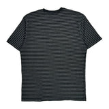 Carhartt Striped T-Shirt - Medium Black Cotton