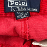 Polo By Ralph Lauren Cord Trousers - 30″ Waist Red Corduroy