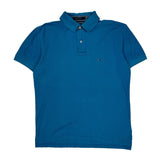Tommy Hilfiger Polo Shirt - Large Blue Cotton