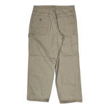 Wrangler Carpenter Trousers - 32W 31L Beige Cotton