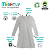 Toddler Long Sleeve T-Shirt Dresses for Kids - FINAL SALE