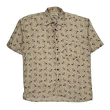 Natural Issue Short Sleeve Shirt - Medium Beige Viscose