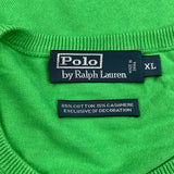 Polo By Ralph Lauren Sweater - XL Green Cashmere