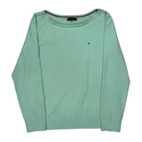 Tommy Hilfiger Jumper - Large Green Cotton