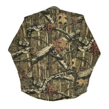 Cabelas Flannel Shirt - Large Camo Cotton