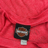 Thunder Mountain Harley Davidson T-Shirt - Large Red Cotton