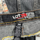 Lot 29 Hip Hop Jeans - 34W 30L Black Cotton